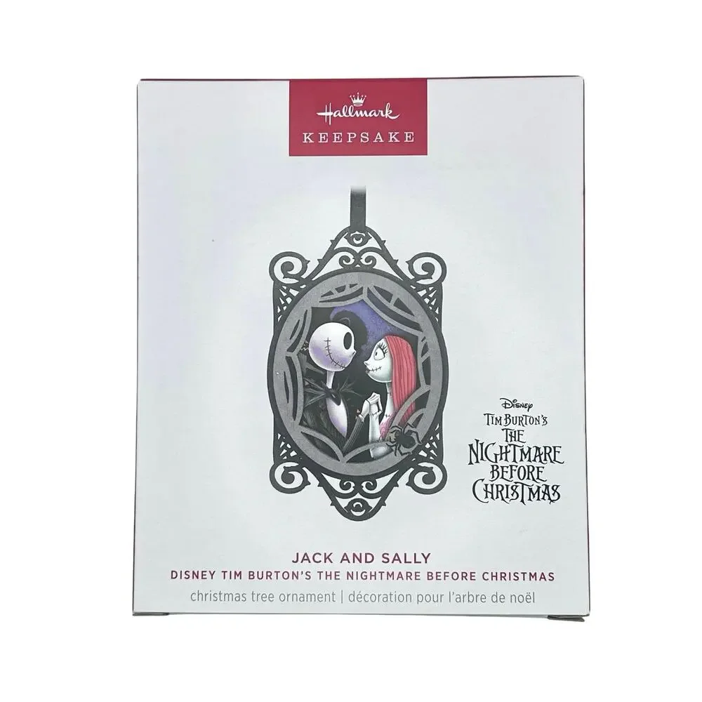 Hallmark Keepsake 2024 Disney Nightmare Before Christmas Jack Sally Ornament